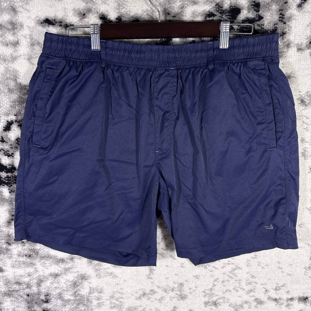 Southern Marsh Shorts Mens Size Extra Large Navy Blue Performance Stretch